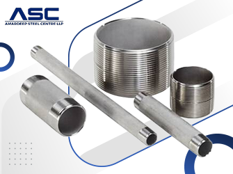 ASTM A182 SS 347 Threaded / Screwed Pipe Nipple